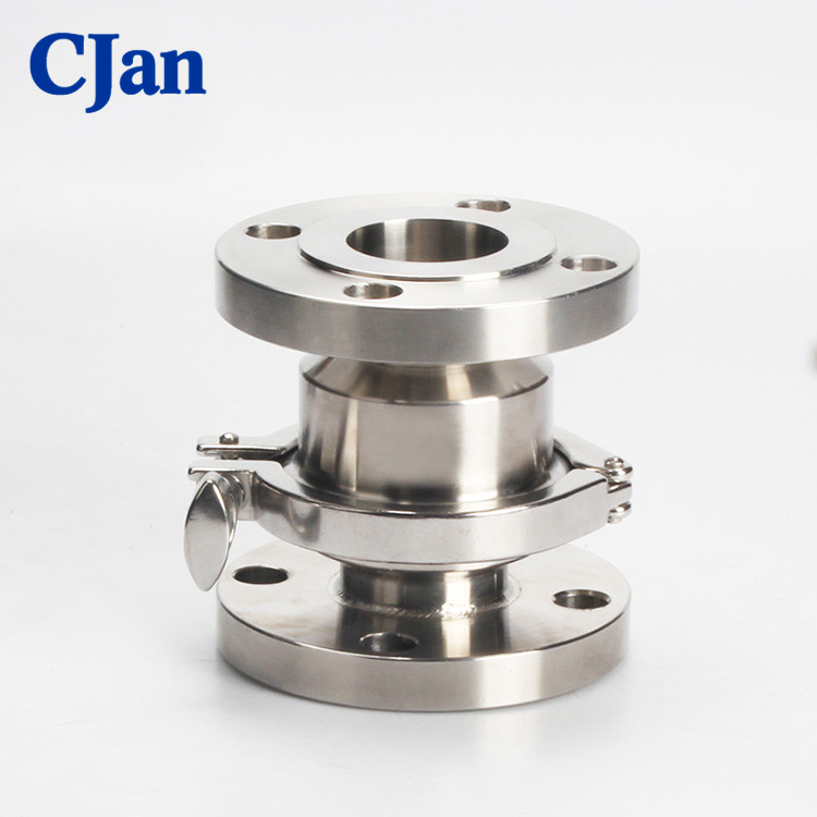 Sanitær rustfrit stål nonreturflange Check Valve for mælk