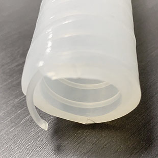 TYPE SPSD - Gennemsigtig plastik spiral Forstærket Silicone Slange